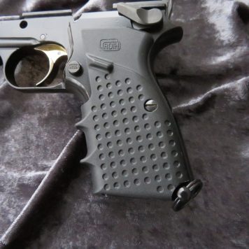 Tactical Carry / Ergonomic Shooting Grips for FN/Browning Hi Power by RDIH with Lanyard Ring