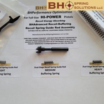 BHAdvanced Recoil-Buffering Recoil-Spring Guide Rod for ALL Full-Size Hi-Power Pistols
