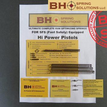 Ultimate Complete Optimizing Spring Kit for SFS (Fast Safety) equipped Hi-Powers