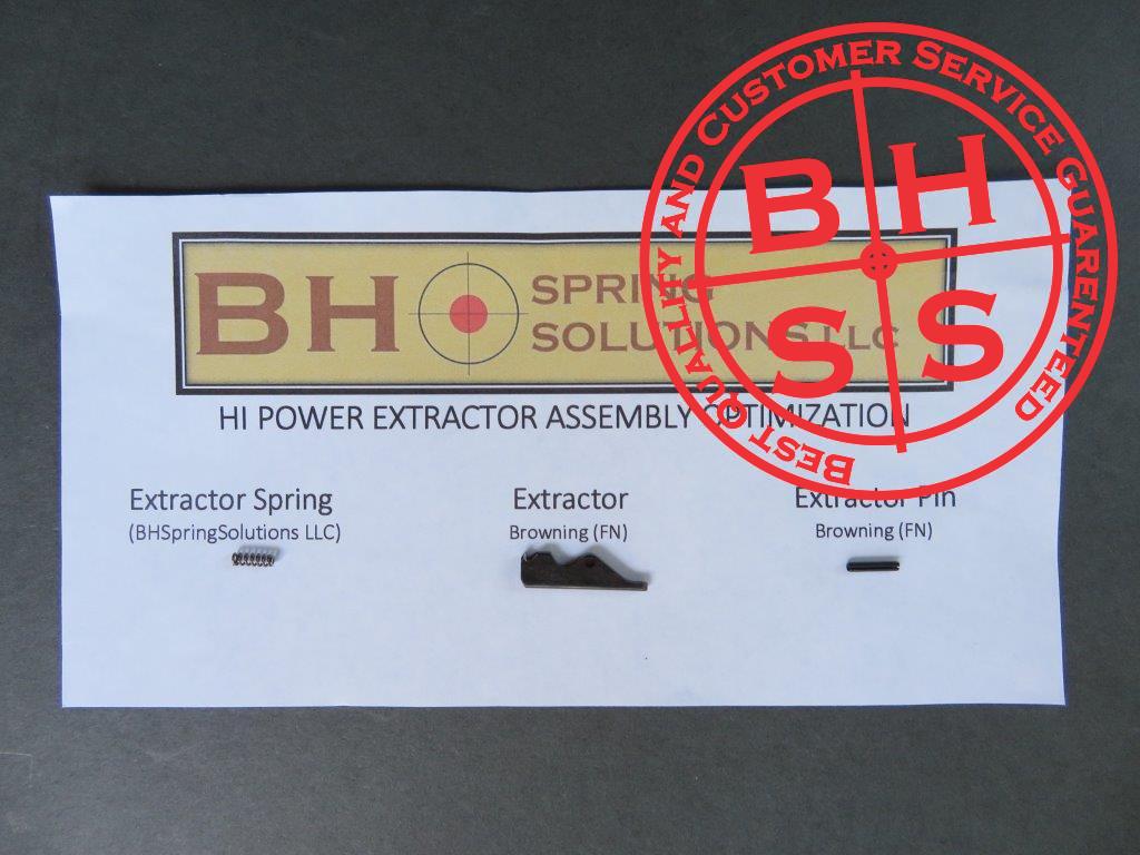 Browning Hi-Power Extractor with Extractor Spring and Extractor Pin