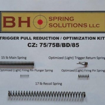 CZ75/75B/75BD/85 – Trigger Pull Reduction Kit
