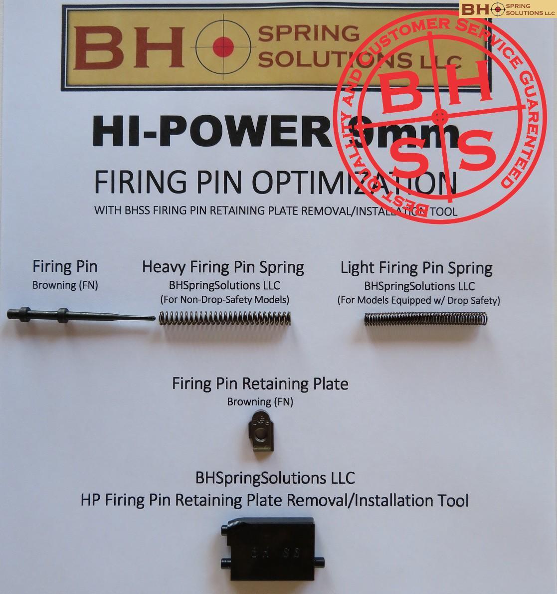 HiPower 9mm Firing Pin Optimization Kit