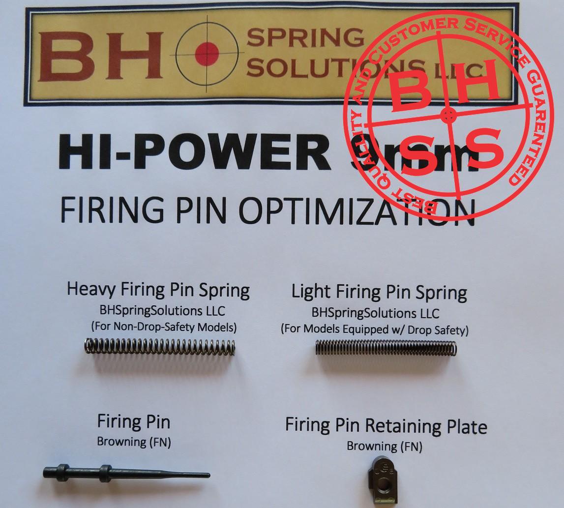 HiPower 9mm Firing Pin Optimization Kit light