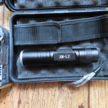 New Version Tactical Rechargeable Flashlight w/ USB Charging Cable