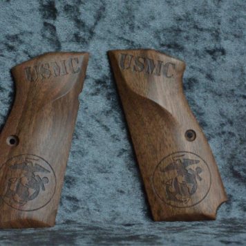 HiPower Master's Grips USMC TRIBUTE with LANYARD CUT Ready for IMMEDIATE SHIPPING HP0430USMC_L