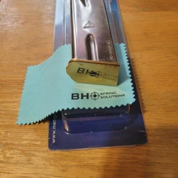 Hi-Power .40S&W, 10 rounds, Nickel Magazine with BHGoldplated Baseplate