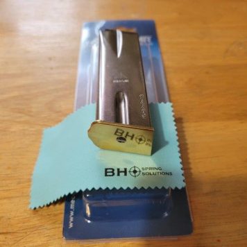 Hi-Power 9mm, 13 rounds, Nickel Magazine with BHGoldplated Baseplate