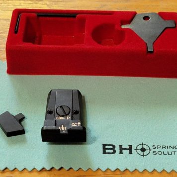 LPA Hi-Power SMALL REAR DOVETAIL STAKED FRONT BLACK