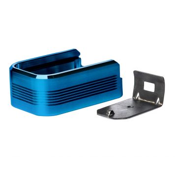MEC-GAR Aluminum +2 FOR POLYMER BASE MAGAZINE BLUE
