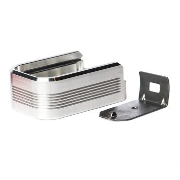 MEC-GAR Aluminum +2 FOR POLYMER BASE MAGAZINE GRAY