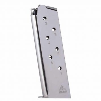1911 Government .45 ACP 7rnd HT Nickel Magazine