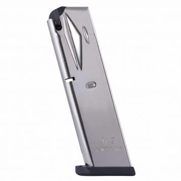 Beretta 92 9mm Full Size 10rd HT Nickel