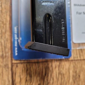 Hi-Power 9mm, 13 rounds, Blued Magazine with Black Aluminum Base Plate (+0 capacity)