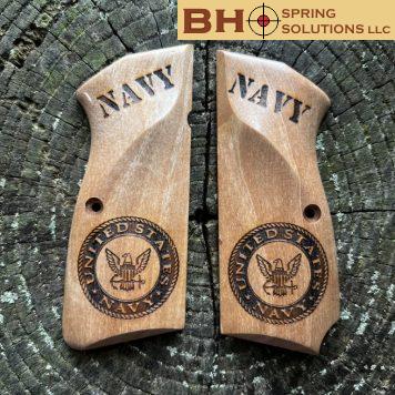 HiPower MastersGrips NAVY w. LANYARD CUT Ready for IMMEDIATE SHIPPING HP1444NAVYL