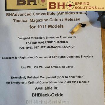 1911 Convertible (Ambidextrous) Mag Release 1911 Gold Plated